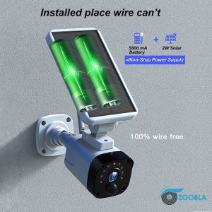 Solar Power Battery Charged Wifi 8 Camera Kit 8CH Wireless Receiver CCTV System